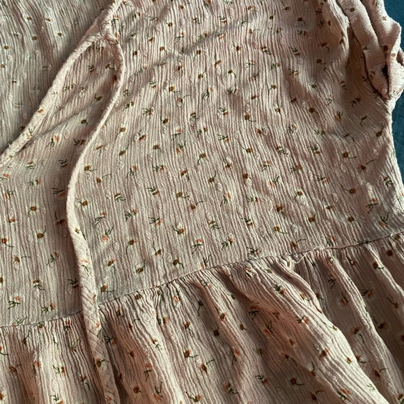 AE Boho Flowy Babydoll Floral Blouse - Picture 2 of 5